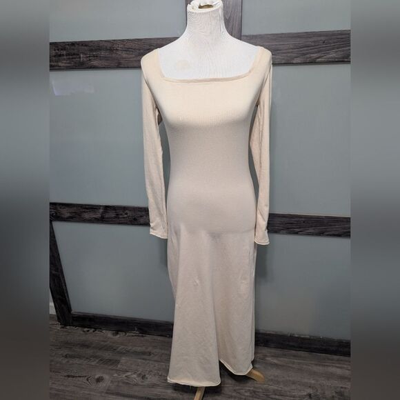 Free People Beach Iris longsleeve midi dress size XS New - Picture 3 of 5